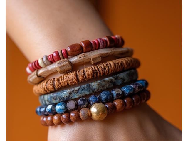 Pulseras de madera trendy
